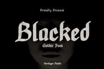 Using Blacked Font in Your Design Projects