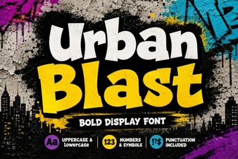 Urban Blast: the Street Style Font