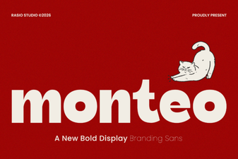 Monteo Font: Modern Design for Creative Projects