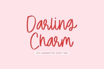 Darling Charm Font: Elegant Script for Creative Projects